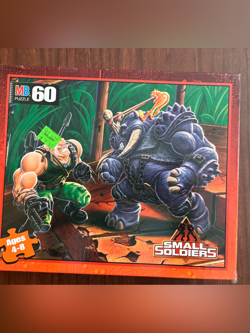 “Small Soldiers” MB 60-Piece Puzzle in Original Box.  Harder than you’d think.